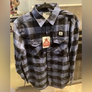 NWT Roots Flannel shirt. Size S.